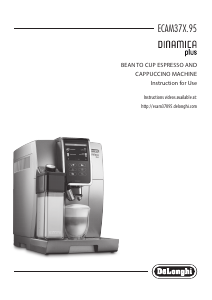 Használati útmutató DeLonghi ECAM 370.95.T Dinamica Plus Kávéautomata