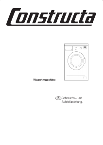 Bedienungsanleitung Constructa CWF14A20 Waschmaschine