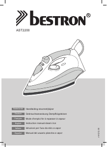 Manual de uso Bestron AST2200 Plancha