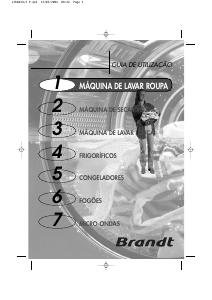 Manual Brandt WFF0812KK Máquina de lavar roupa