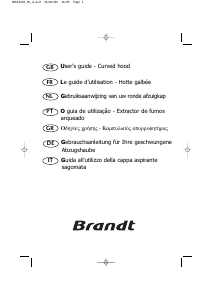 Manual Brandt AD429WE1 Cooker Hood