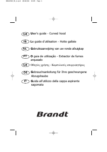 Manual Brandt AD426BE1 Cooker Hood