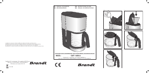 Mode d’emploi Brandt CAF-1408A Cafetière