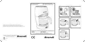 Manual Brandt CAF-DECO Coffee Machine