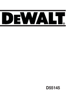 Manual de uso DeWalt D55145 Compresor