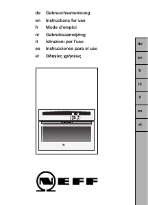 Manual de uso Neff B1721N2 Horno