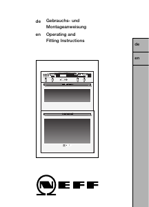 Bedienungsanleitung Neff U1641S2 Backofen