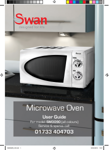 Manual Swan SM3090N Microwave