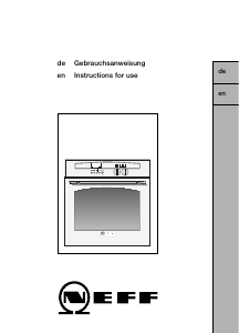 Bruksanvisning Neff B1481C2 Ugn