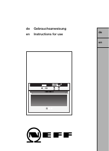 Bruksanvisning Neff B1771A2 Ugn