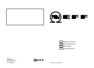 Manual Neff T26F66N0 Hob