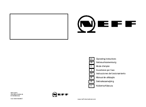 Manual Neff T63S45S0 Placa