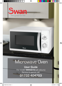 Manual Swan SM40010BLKN Microwave