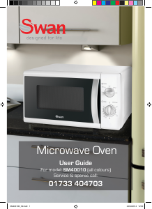 Manual Swan SM40010CREN Microwave