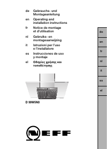 Handleiding Neff D99W45N0 Afzuigkap