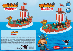 Bruksanvisning PlayBIG Bloxx set 800057068 Wickie Vikingaskepp