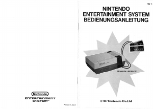 Bedienungsanleitung Nintendo NES (NESE-001)