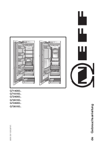 Bedienungsanleitung Neff G7346X0 Gefrierschrank