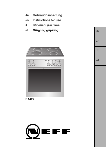 Manuale Neff E1422N0 Cucina
