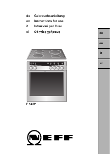 Manuale Neff E1432W0 Cucina
