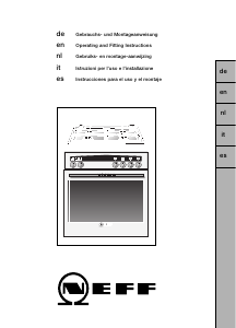 Manual Neff E3461B2 Range