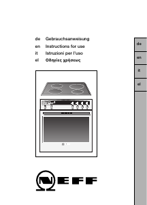 Manuale Neff E1631N2 Cucina