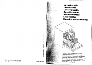 Manual Smeg LSE80.1X Dishwasher