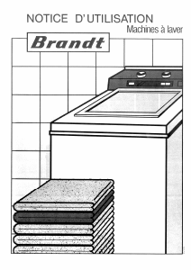 Mode d’emploi Brandt LB45X Lave-linge