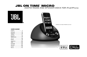 Руководство JBL On Time Micro Аудио-докстанция