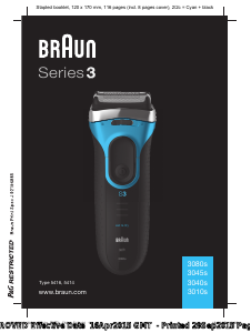 Mode d’emploi Braun 3010s Rasoir électrique