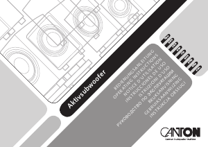 Mode d’emploi Canton SUB 800 R Caisson de basses