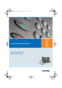 Bedienungsanleitung Aastra Office 70ip IP-telefon