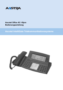 Bedienungsanleitung Aastra Ascotel Office 45 Telefon