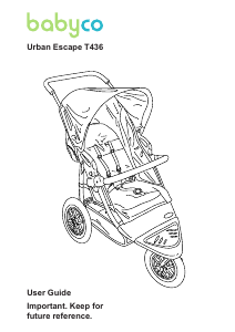 Manual Babyco T436 Urban Escape Stroller