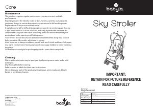 Manual Babylo Sky Stroller