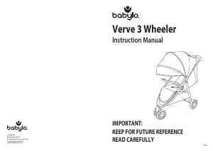 Manual Babylo Verve 3 Wheeler Stroller