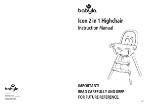 Babylo icon 2 hot sale in 1 highchair