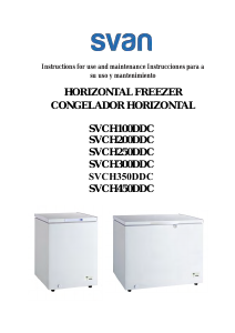 Manual Svan SVCH350DDC Freezer