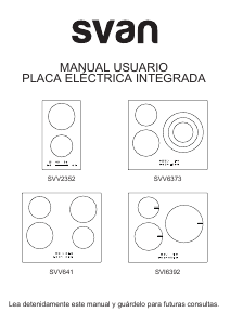 Manual de uso Svan SVI6392 Placa