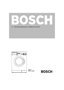 Handleiding Bosch WFL2050NL Wasmachine