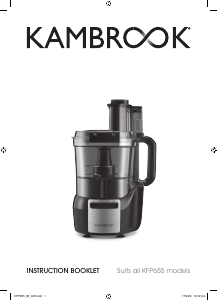 Handleiding Kambrook KFP655 Snap & Seal Keukenmachine