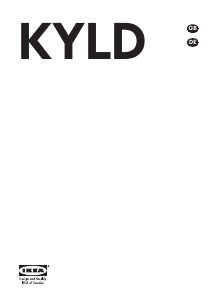 Handleiding IKEA KYLD Koel-vries combinatie
