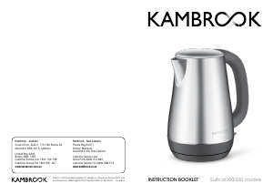 Manual Kambrook KKE630BSS Kettle