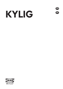 Bedienungsanleitung IKEA KYLIG Kühl-gefrierkombination