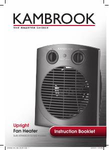 Manual Kambrook KFH610 Heater