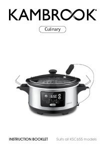 Handleiding Kambrook KSC655 Temp Control Slowcooker