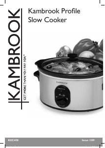 Manual Kambrook KSC450 World Of Flavours Slow Cooker