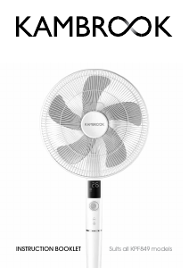 Manual Kambrook KPF849WHT Fan