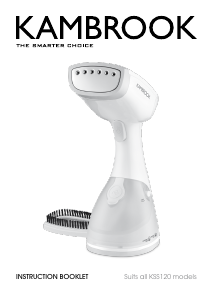 Bruksanvisning Kambrook KSS120BLU Handhållen steamer