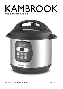 Manual Kambrook KPR820BSS Pressure Express Multi Cooker